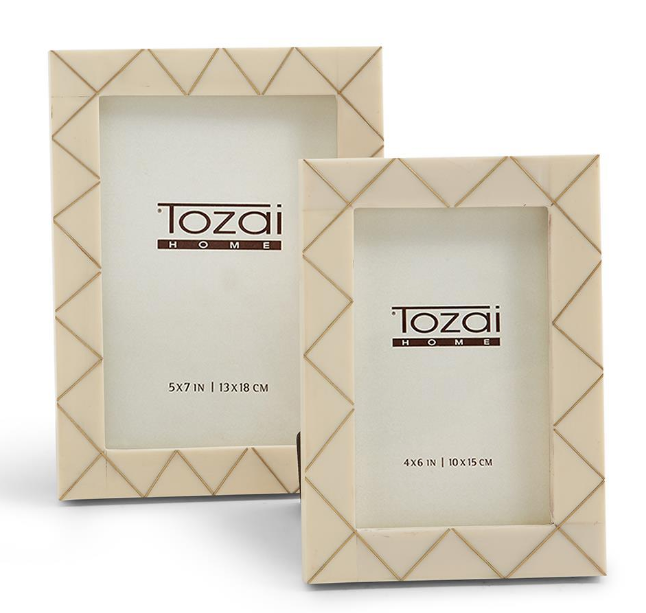 Brass and Bone Inlay Frames