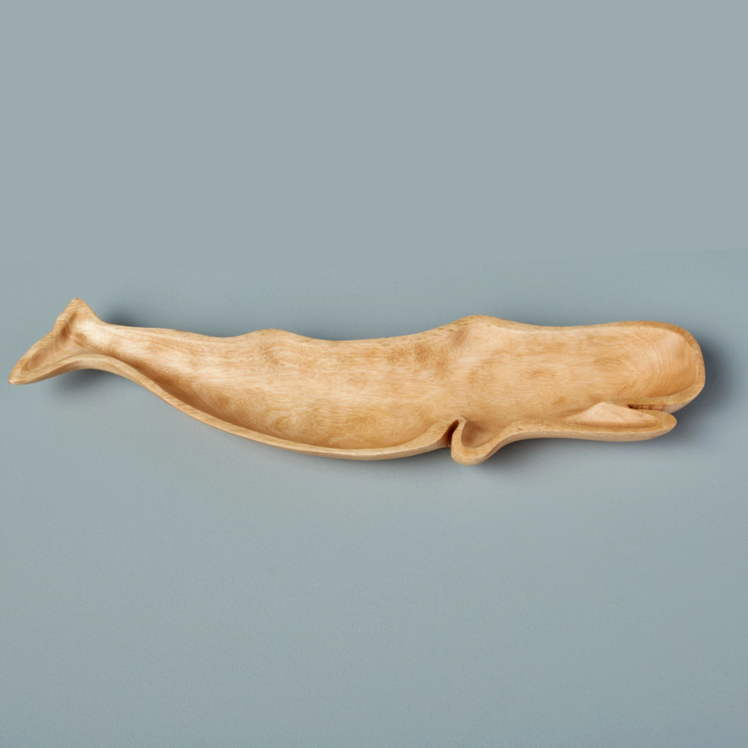 Mango Wood Whale Dish