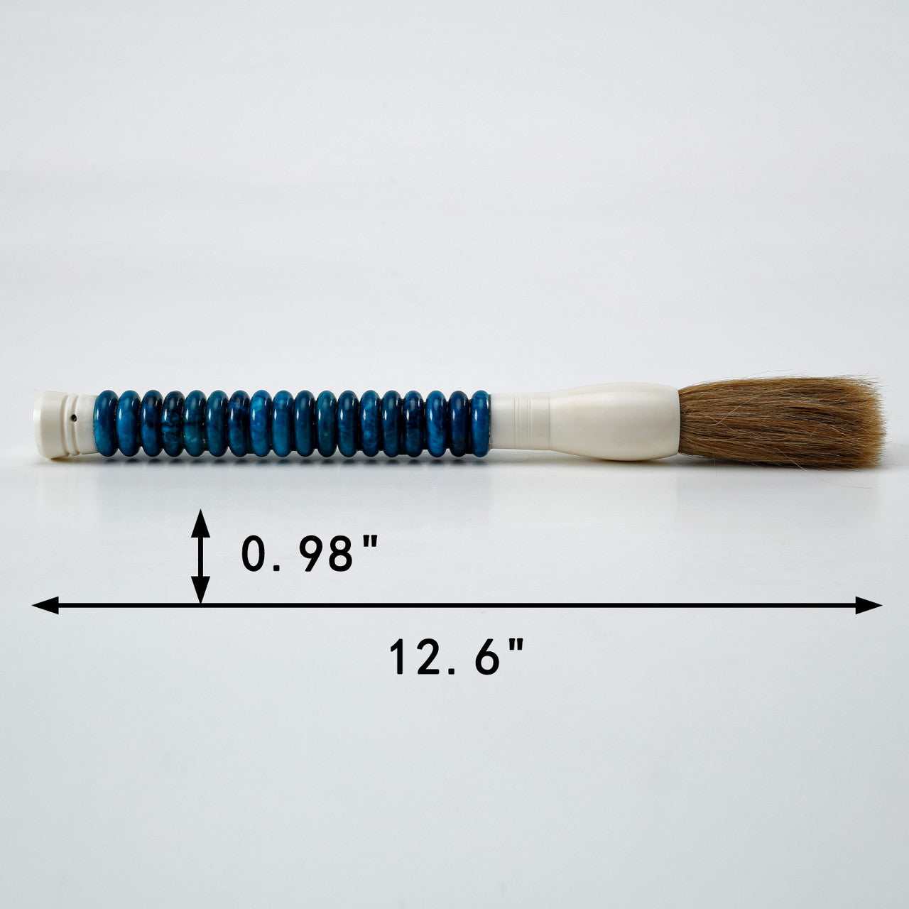 Blue Jade Abacus Brush