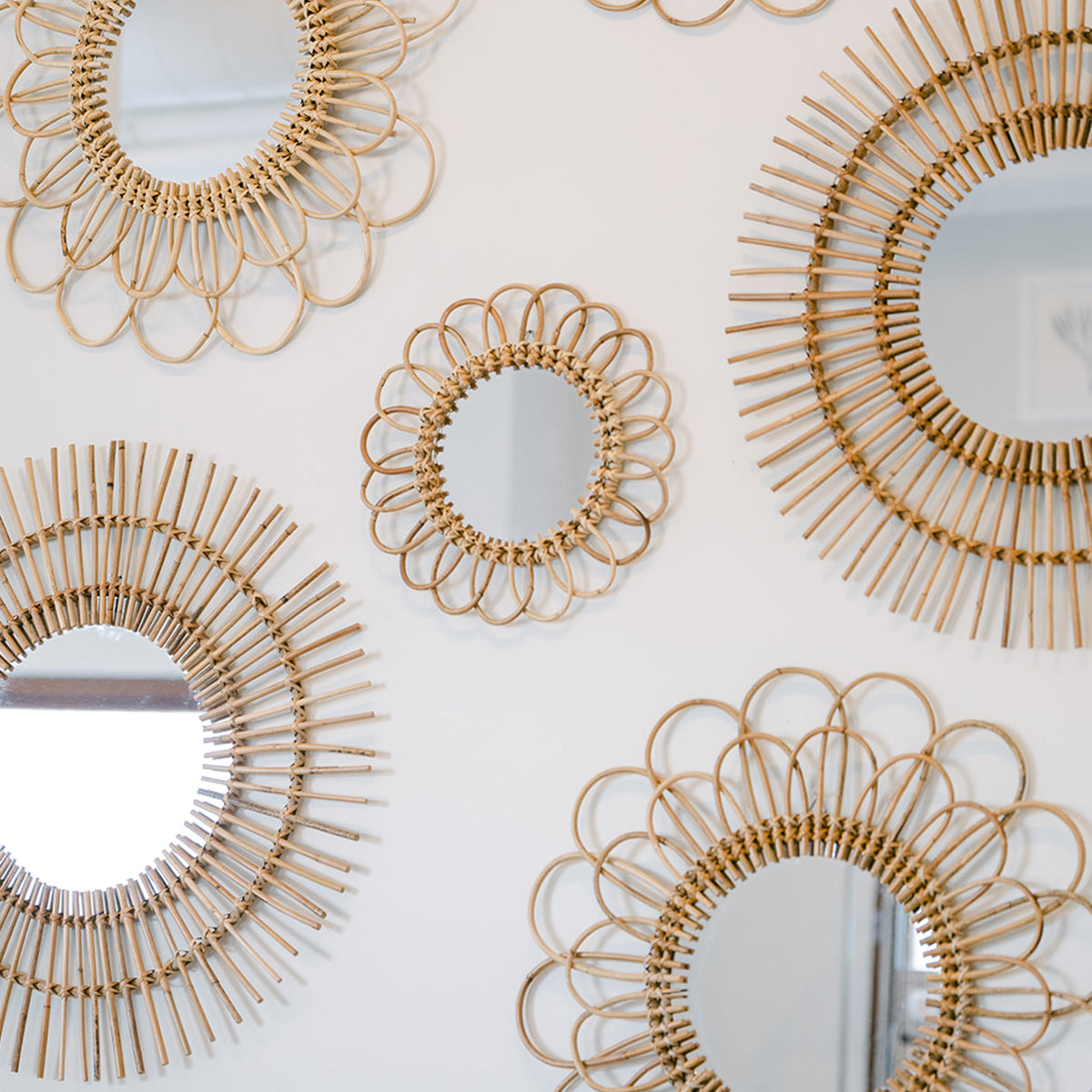 Waterleaf home featured mirrors and wall decor.