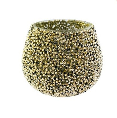 Antique Beaded Votive