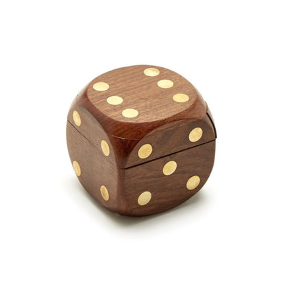 Wood Dice Box