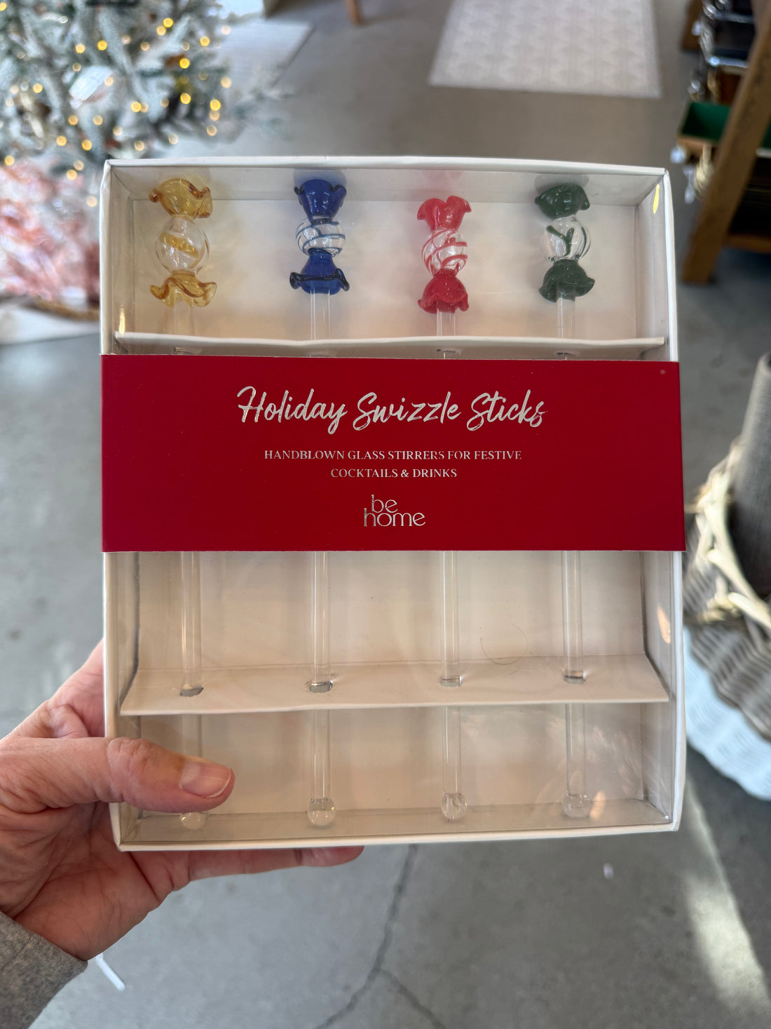 Peppermint Candy Swizzle Sticks