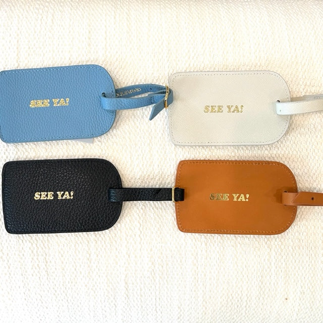 Leather Luggage Tag