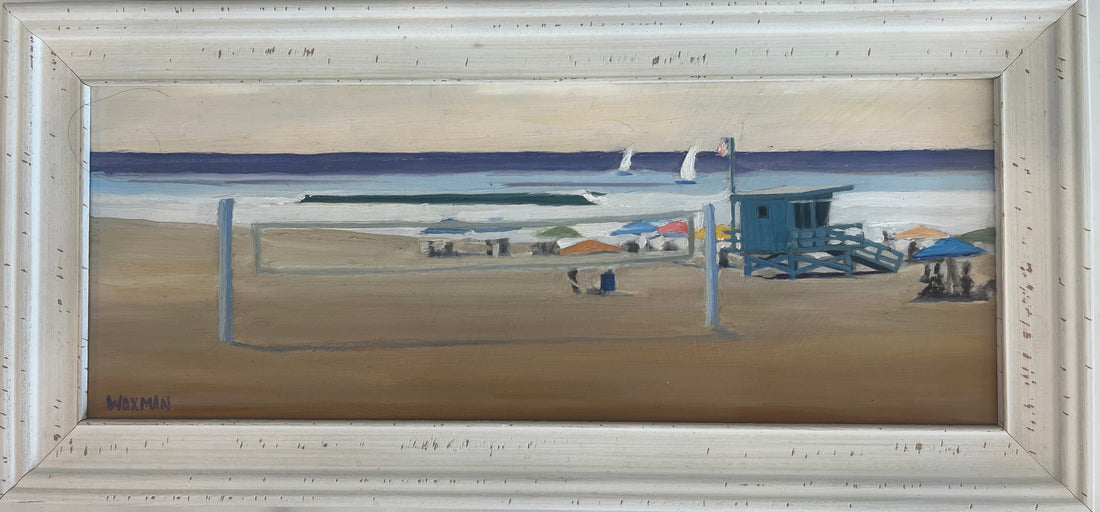 Original Painting of Beach Volleyball in MB