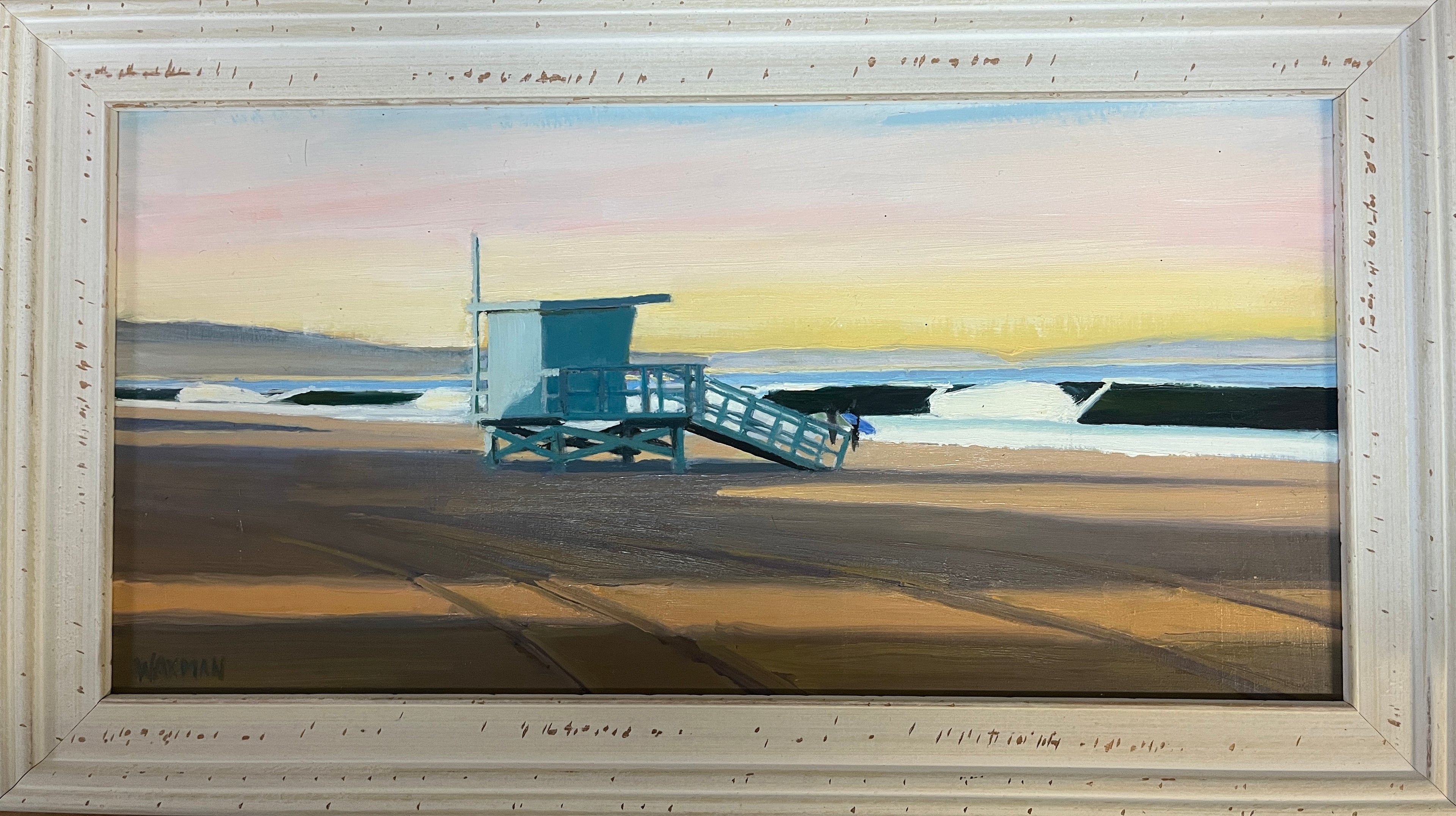 South Bay Beach in Early Morning Light Original Oil