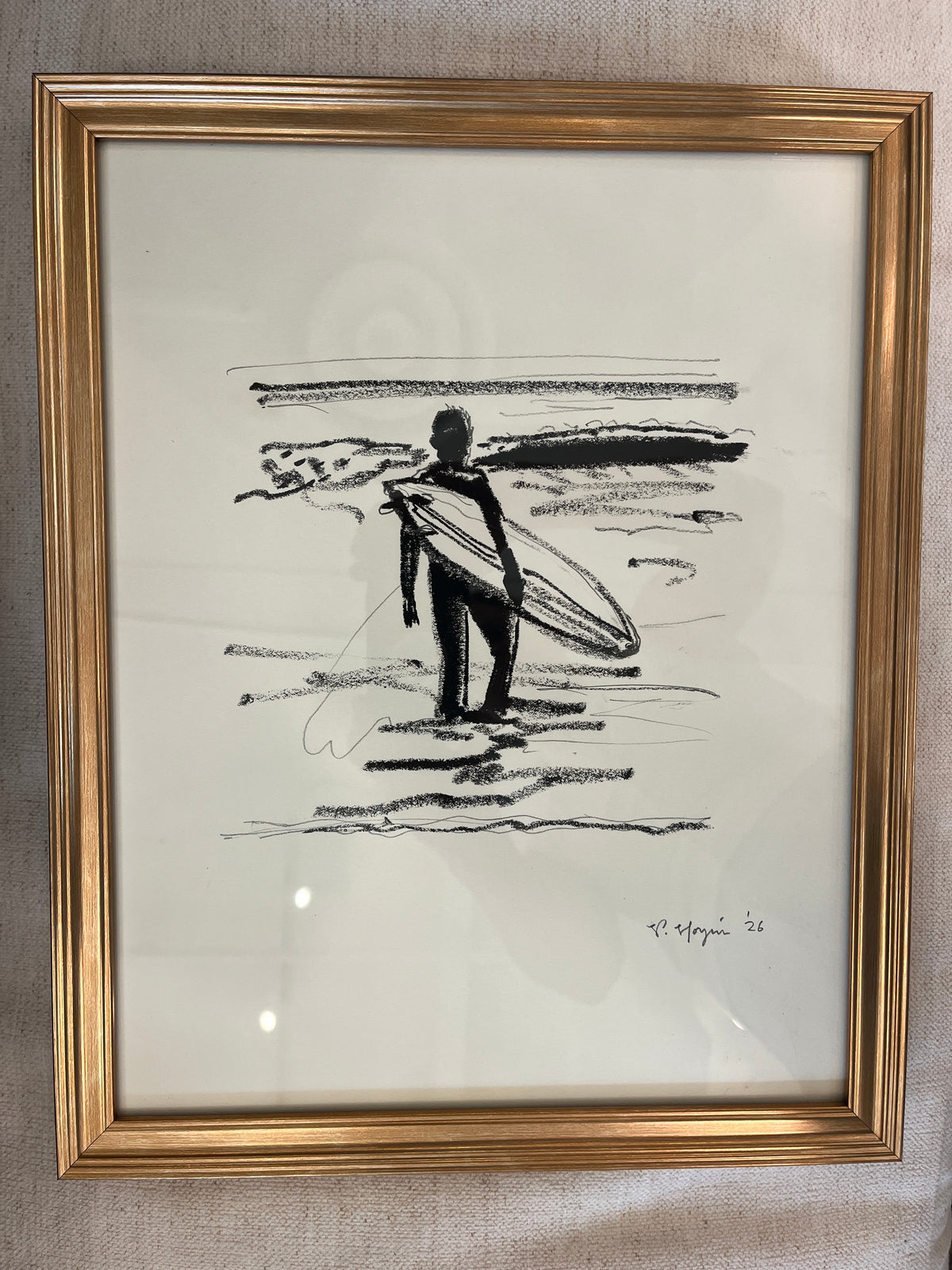 The Surfer Drawing