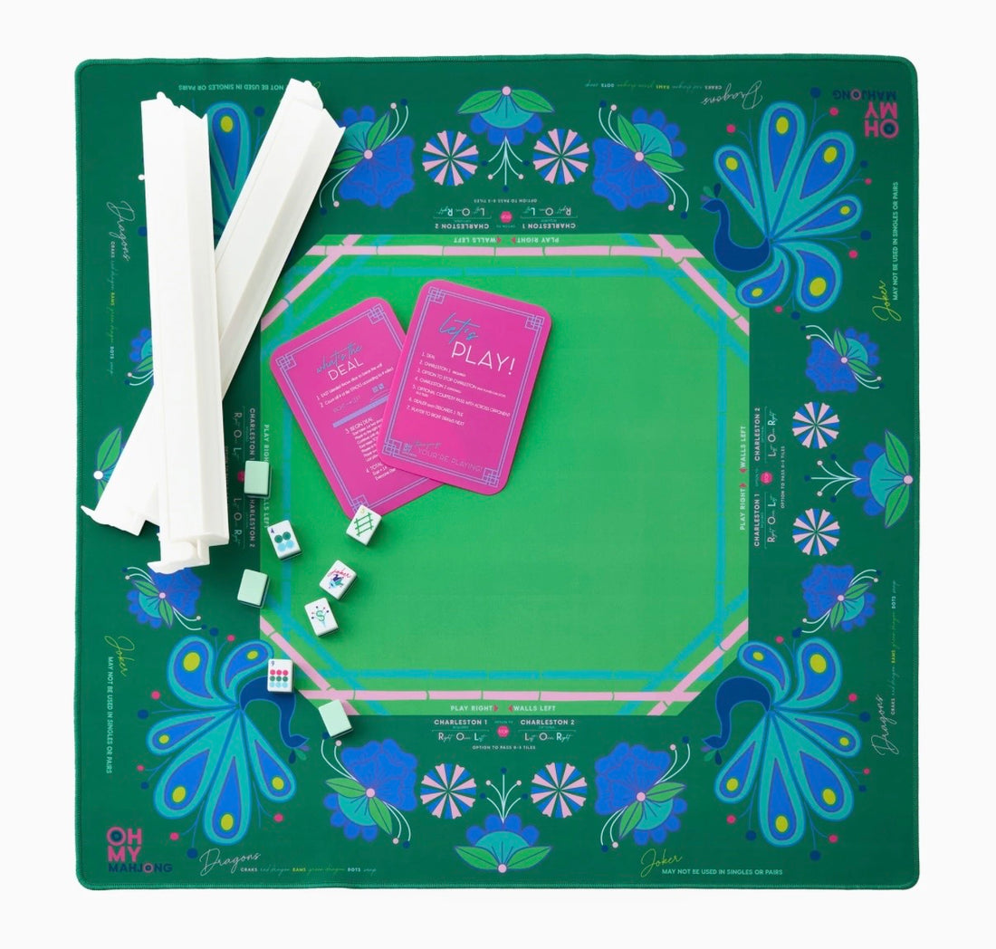 Birdie Green Mahjong Mat