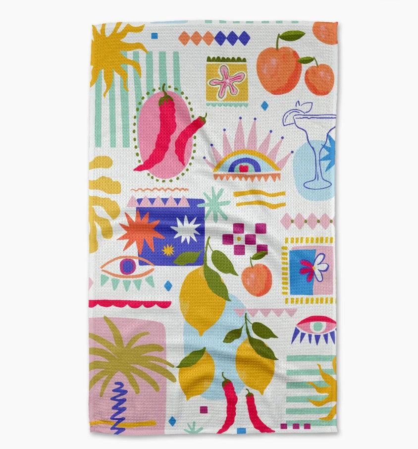Italian Picnic Tea Towel