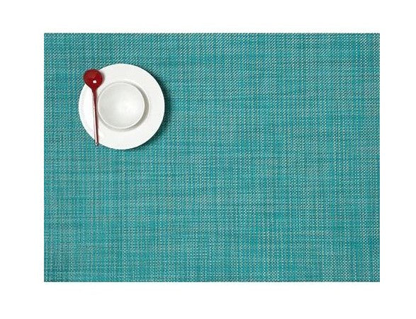 Chilewich Mini Basketweave Placemat in Turquoise