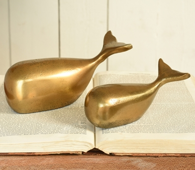 Melville Brass Whale Small