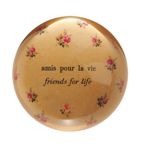 Amis Pour La Vie Paperweight