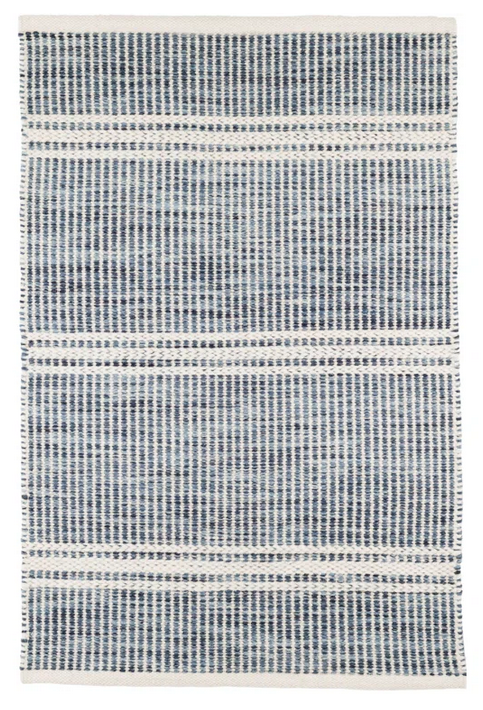 Malta Blue Wool Rug