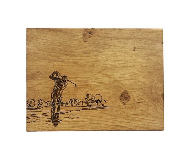 Golf Oak Bar Board