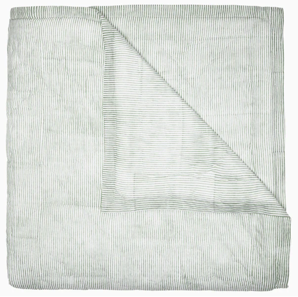 Sage Nandi Quilt in Queen