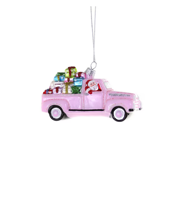 Holly Jolly Delivery Ornament