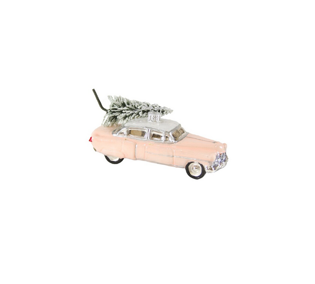 Pink Cadillac Ornament
