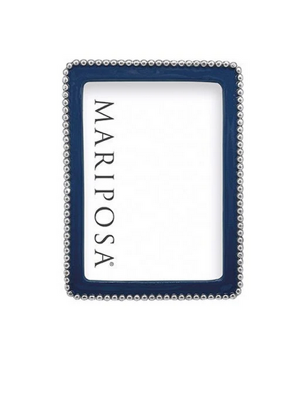 Beaded Blue Frame