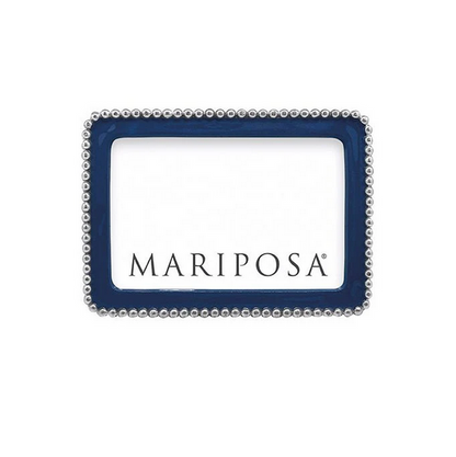 Beaded Blue Frame