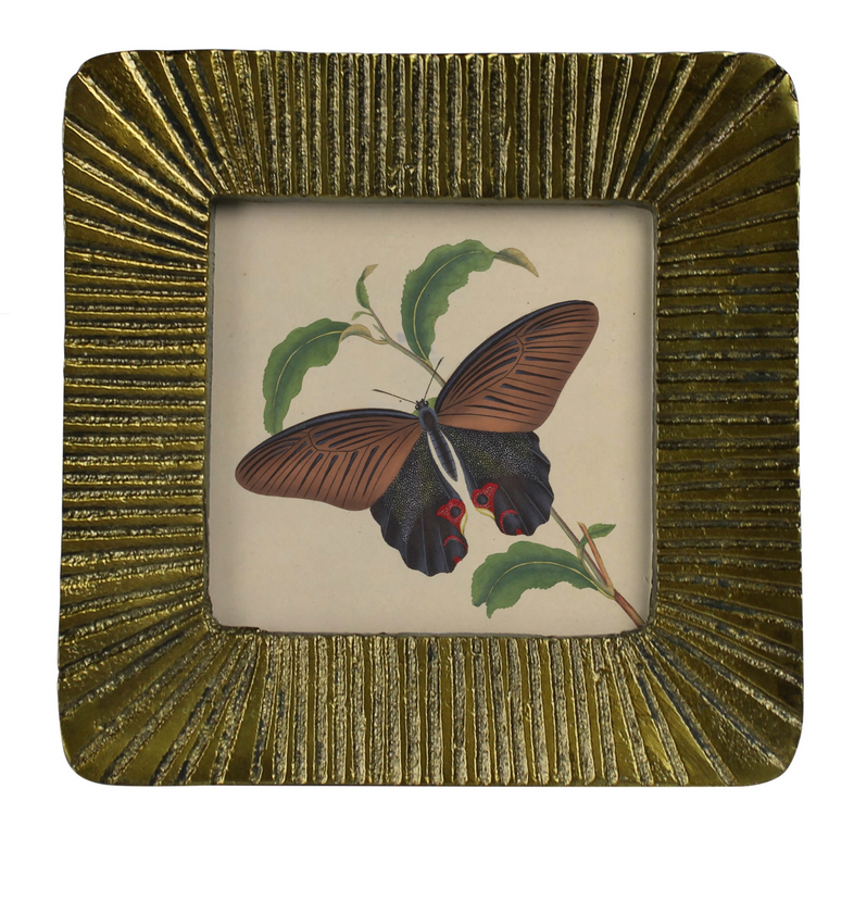 4x4&quot; Antiqued Gold Frame