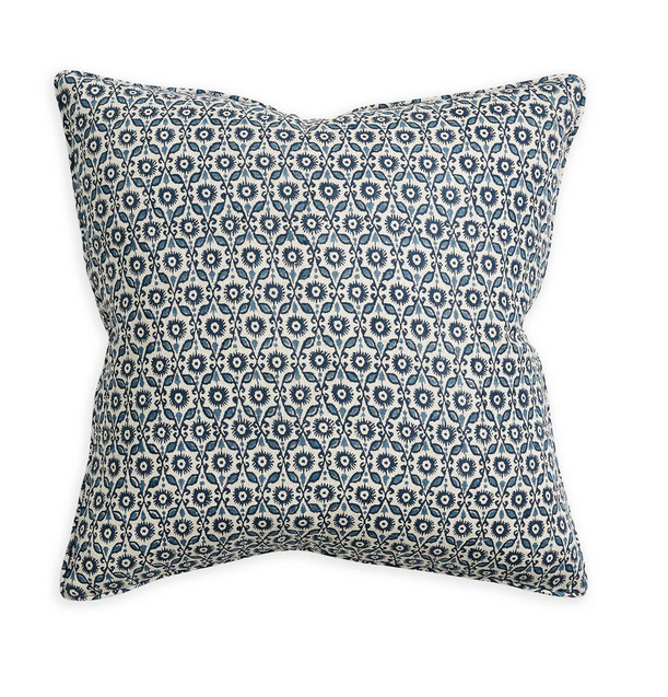 Suzani Azure 22x22 Pillow