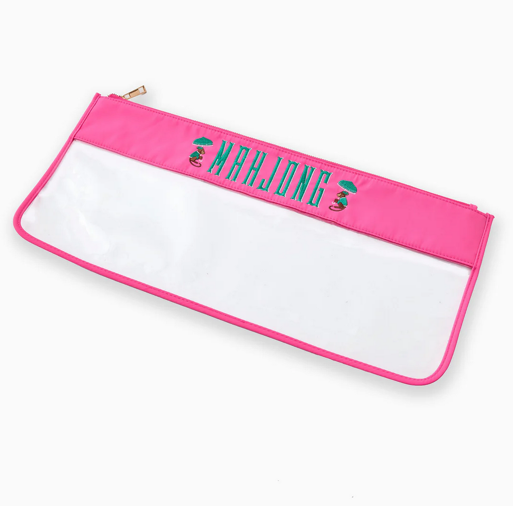 Pink Mahjong Tile Bag