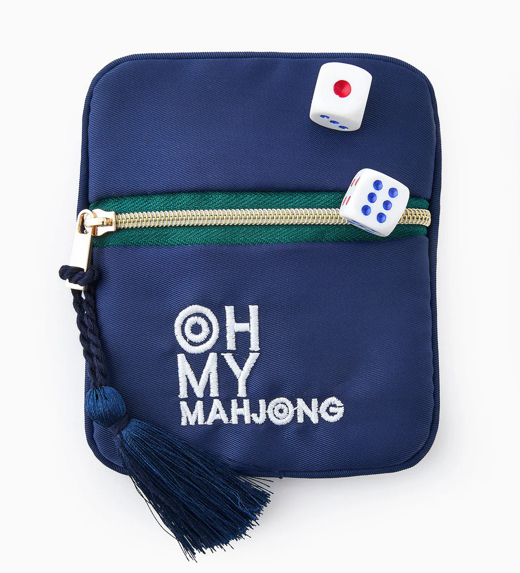 Blue Dice Bag