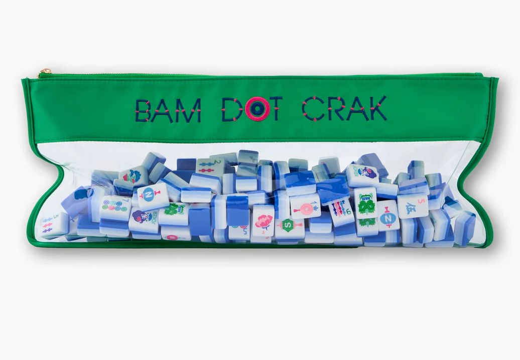 Green Tile Storage Bag