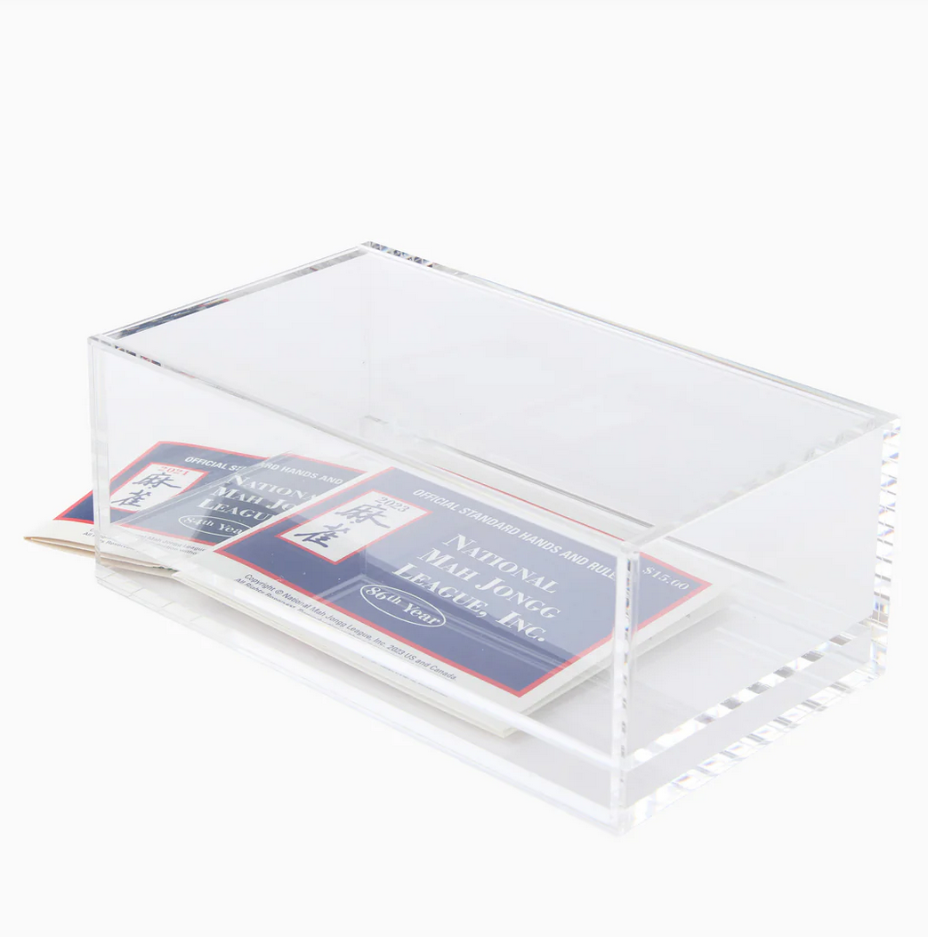 Mahjong Tile Box-Clear