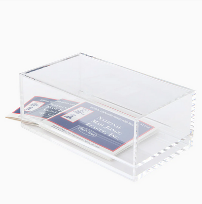 Mahjong Tile Box-Clear
