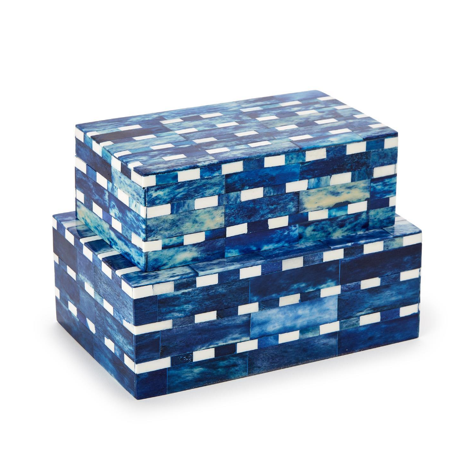 Indigo Covered Box