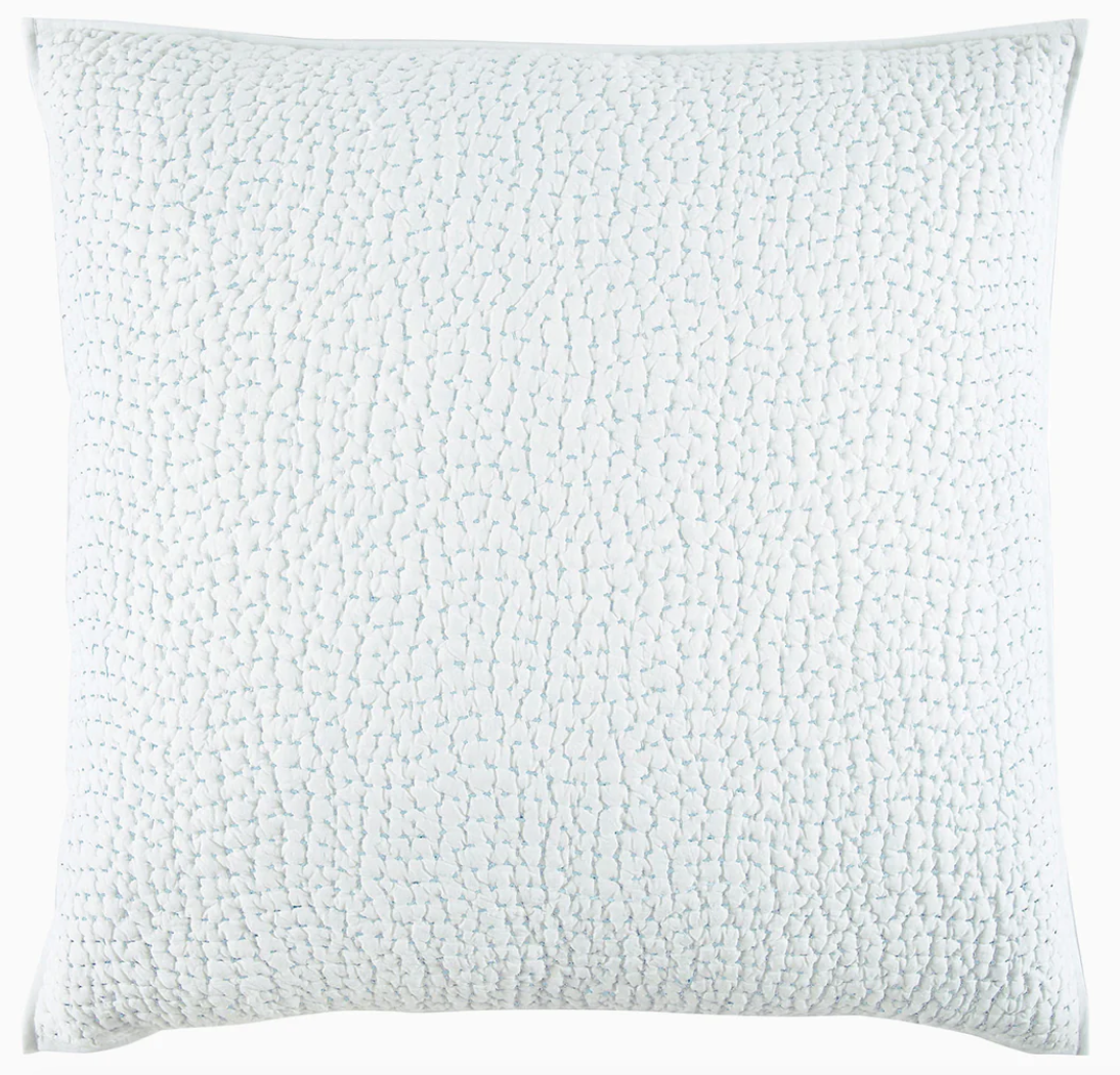 Mist Hand Stitched Euro