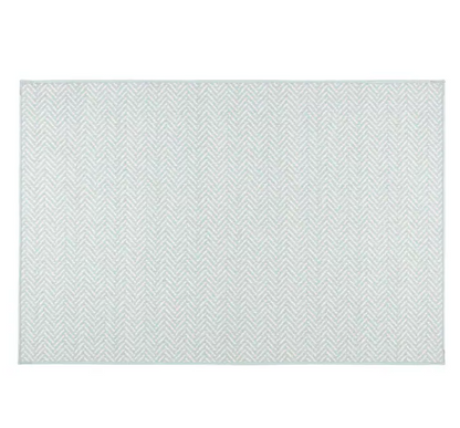 2.5x8" Herringbone Washable Rug