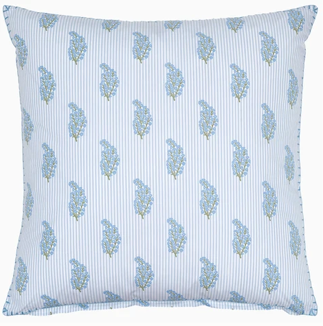 Nirvi Light Indigo Euro Sham