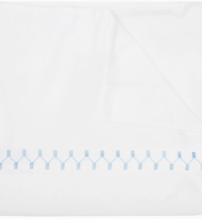 Anketi Light Indigo Border Queen Duvet