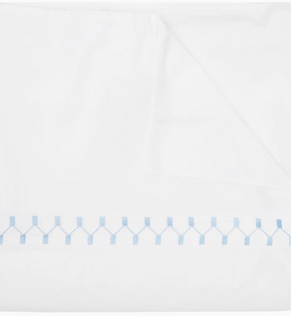 Anketi Light Indigo Border Queen Duvet