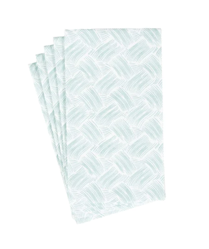 Basket Weave Mist Guest Napkin