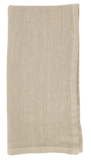 Natural Linen Napkins Set of 4