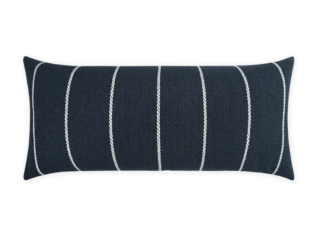 Pencil Indigo Outdoor Lumbar