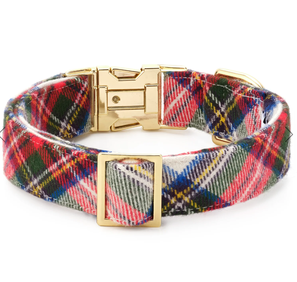 Regent Plaid Dog Collar