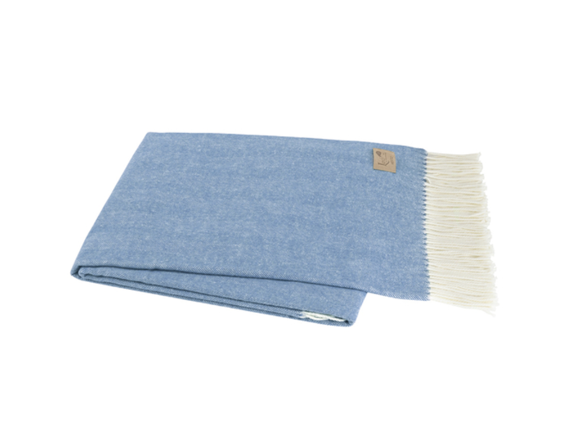 Chambray Herringbone Throw