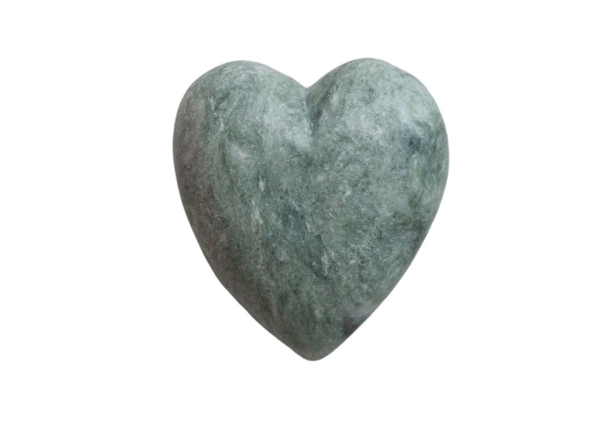 Green Marble Heart