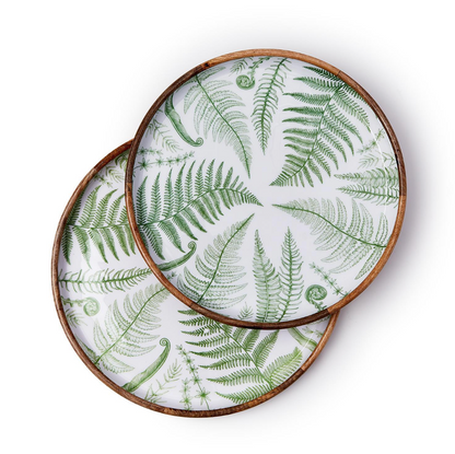Fern Round Tray