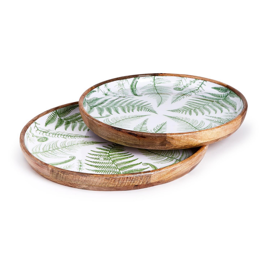 Fern Round Tray