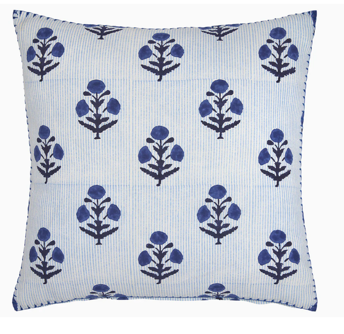Lucy Indigo 22&quot; Pillow