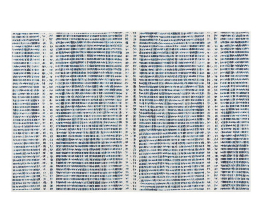 Malta Blue Washable Rug