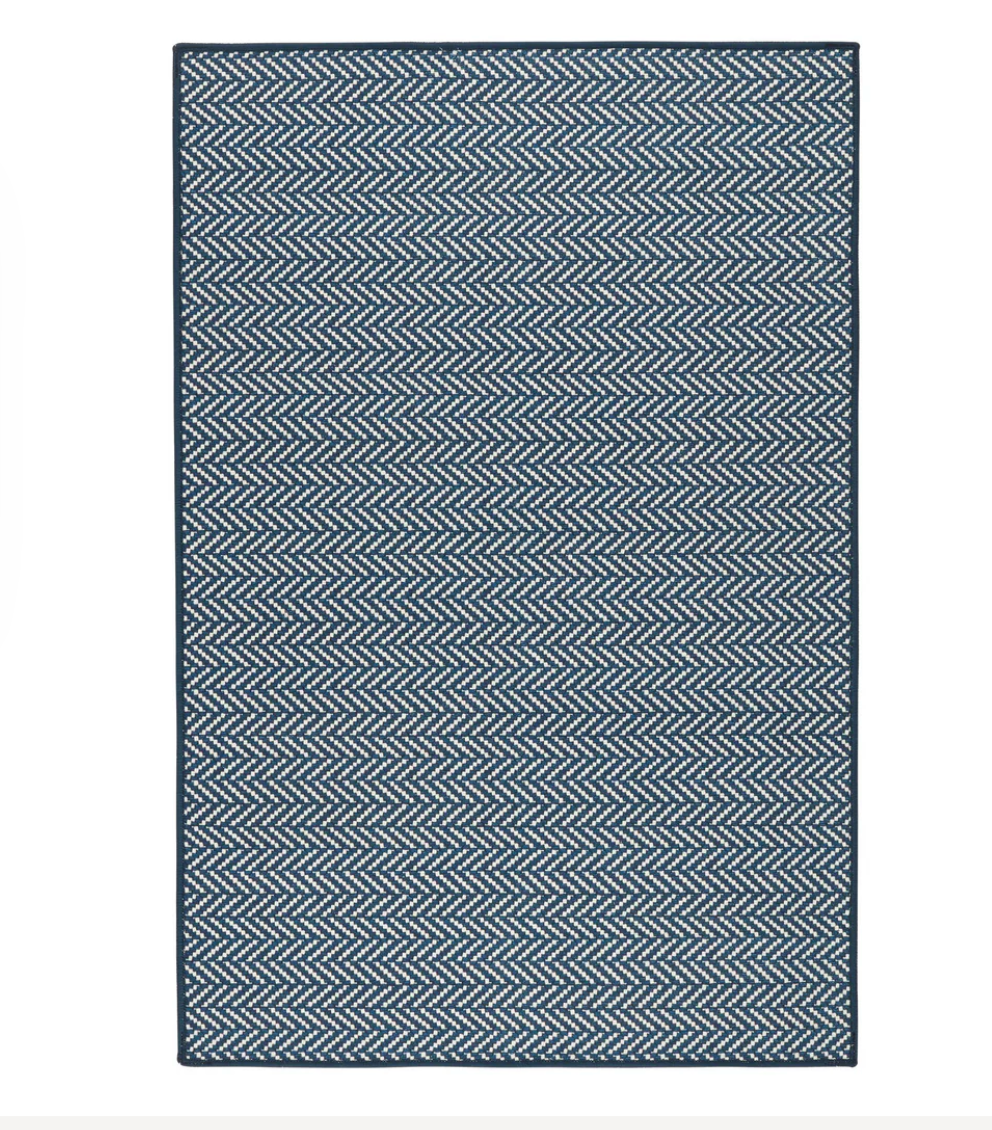 Navy Herringbone 2x3&