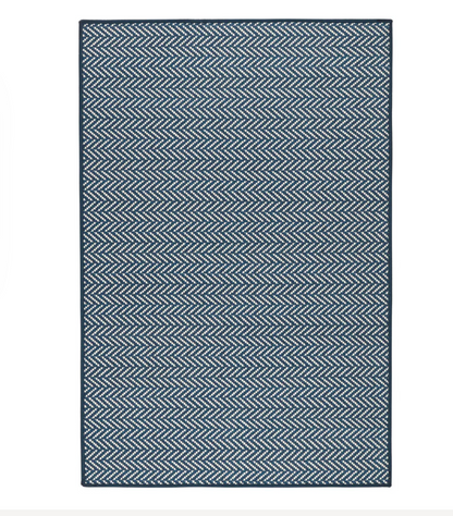 Navy Herringbone 2x3&