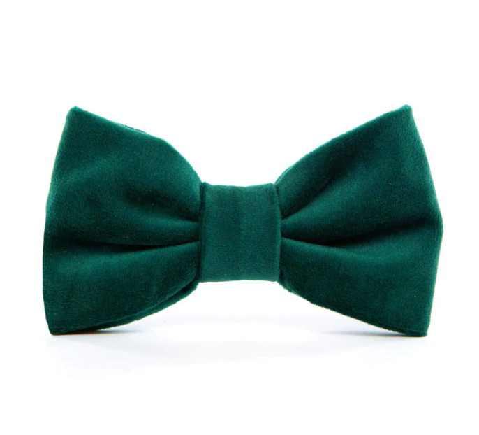 Bow Tie Forest Green Velvet