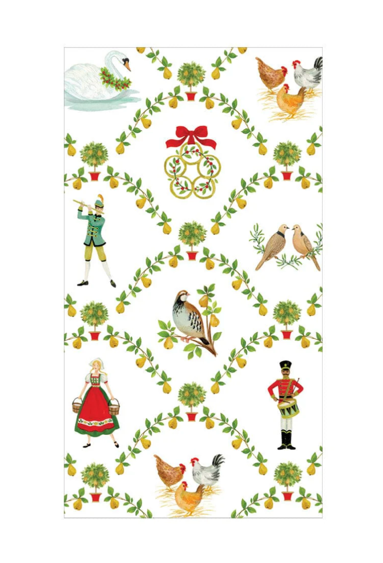 Twelfth Day Guest Towel